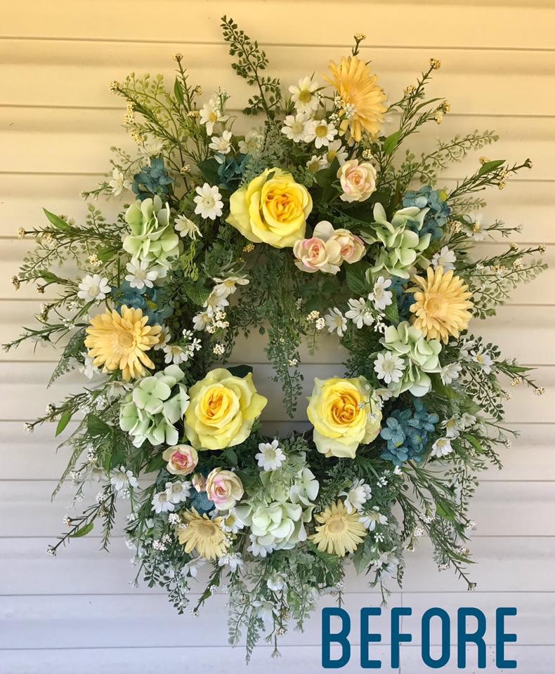 How To Give an Old Wreath New Life