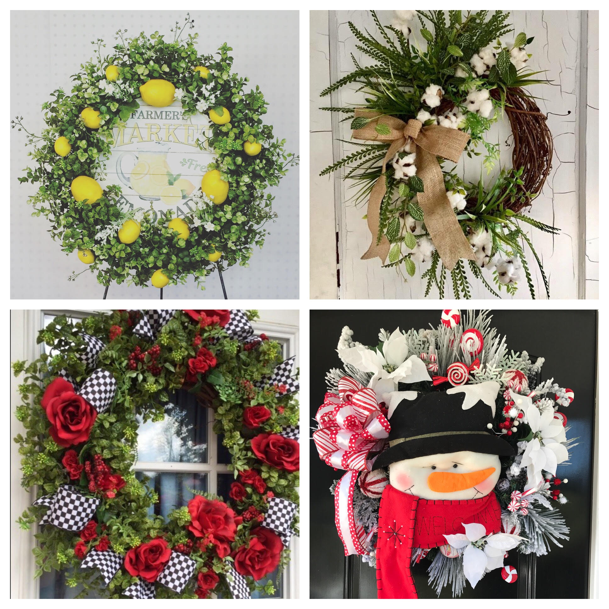 Learn To Make Wreaths - Wreath Tutorials By Grace Monroe Home