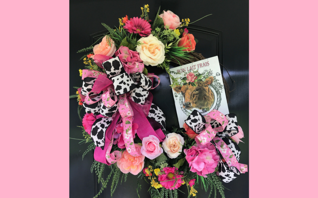 DIY Funky Farmhouse Wreath
