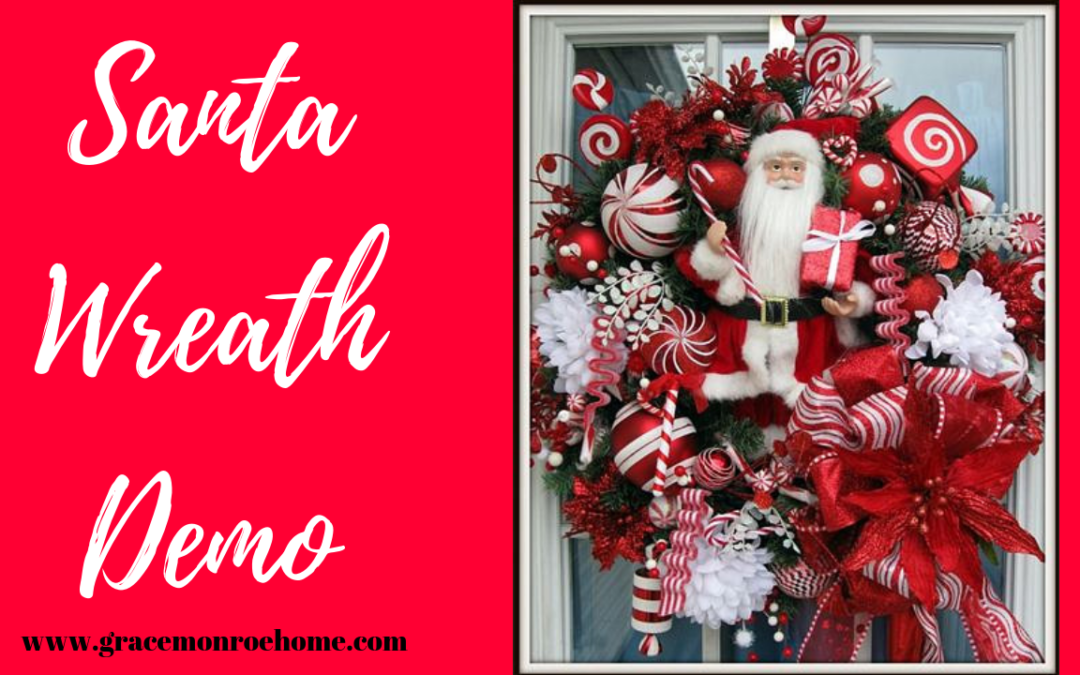 How To Make a Santa Wreath for Christmas