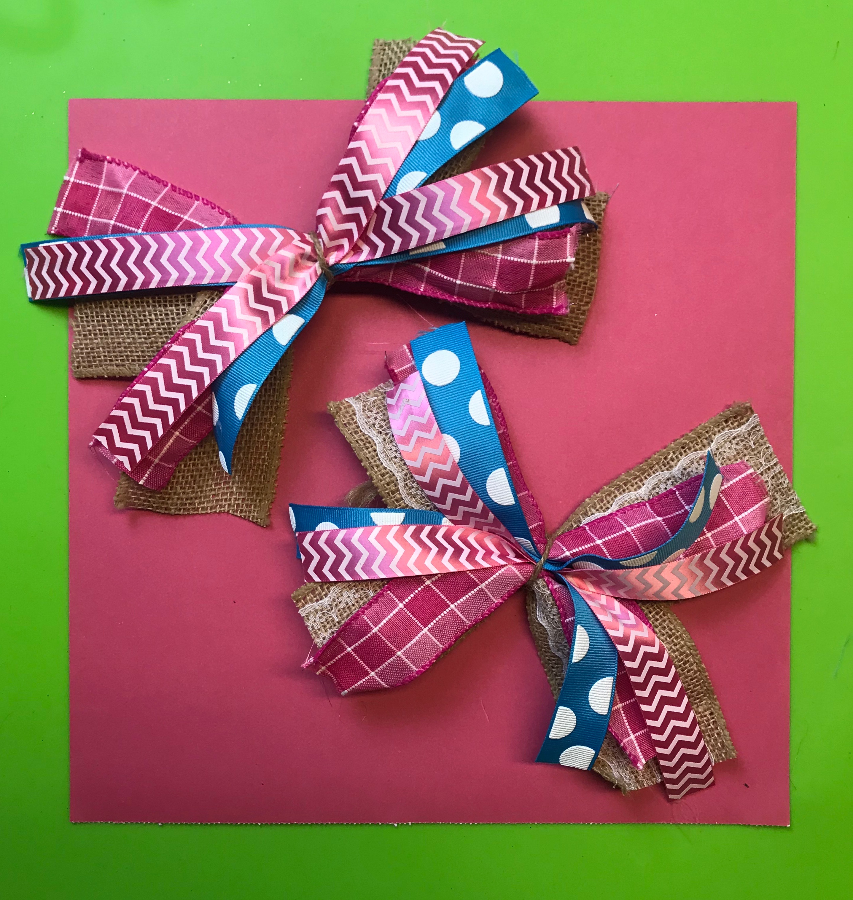 DIY How to make an Easy Gift Bow , Ribbon Bow 