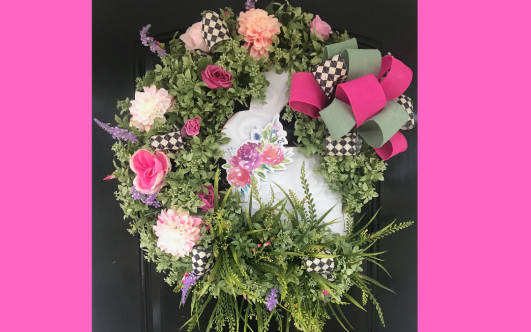 DIY Spring Bunny Wreath