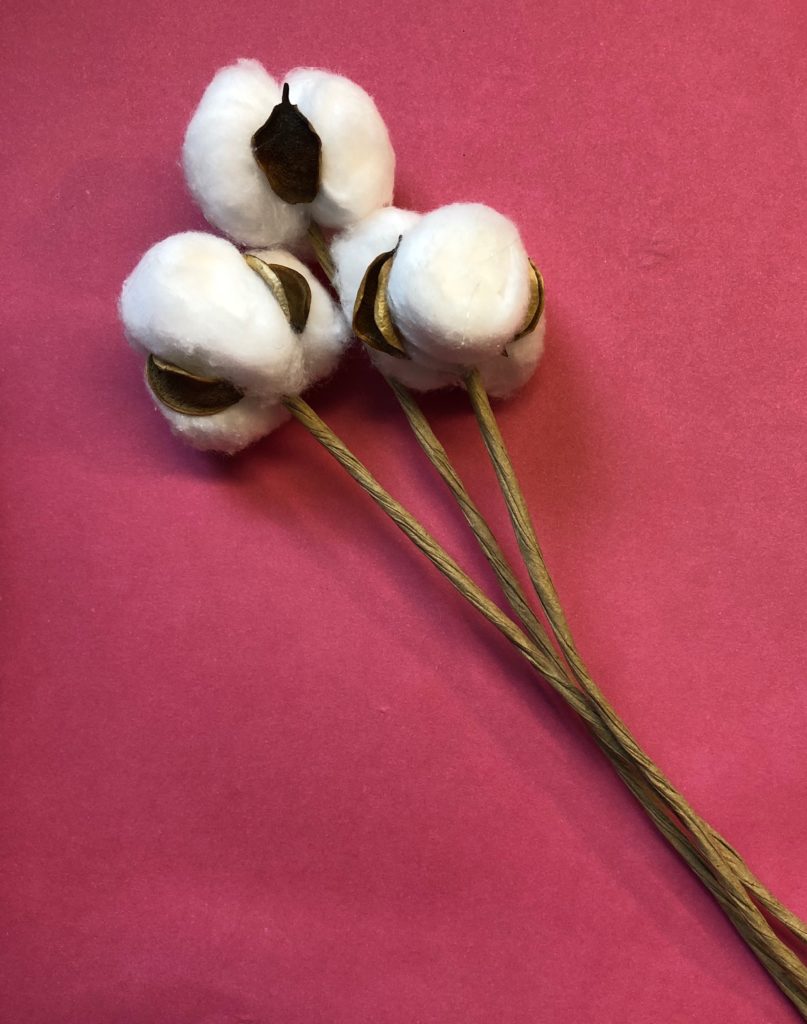 How to Make a Cotton Boll Stem