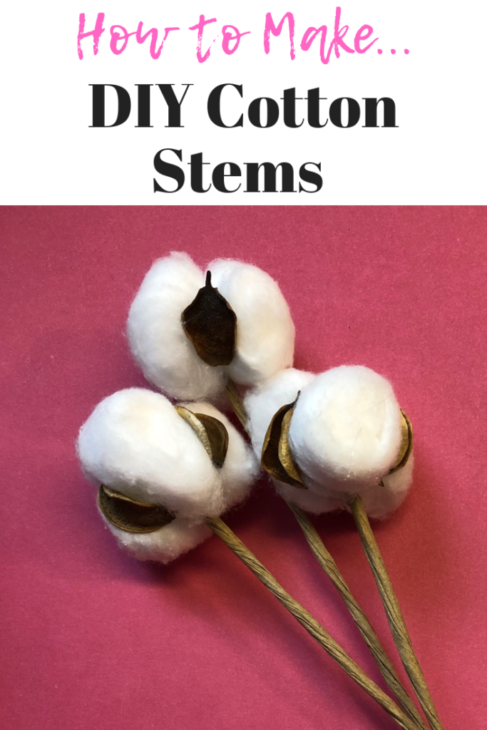 DIY Cotton Stem Tutorial