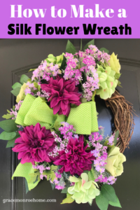 Silk Flower Wreath Tutorial