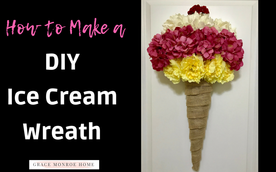 How to Make an Ice Cream Wreath