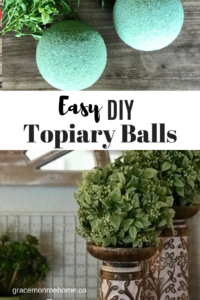 How to Make a Farmhouse Style Topiary