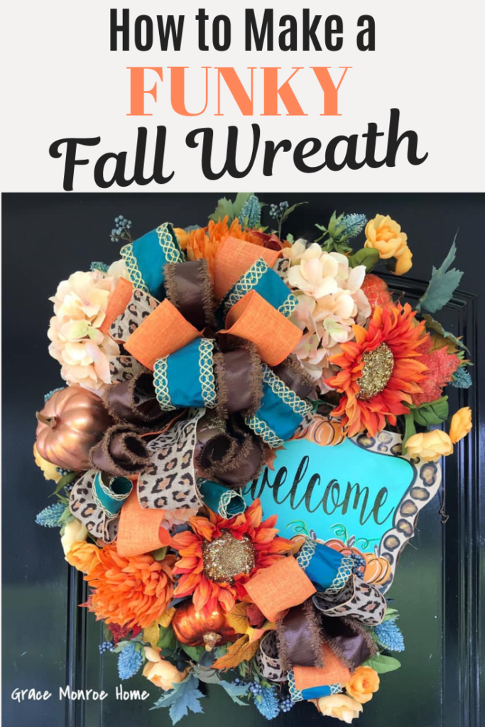 How To Make a Funky Fall Wreath