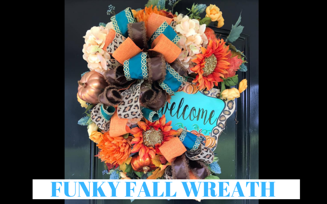 Funky Fall Wreath Tutorial