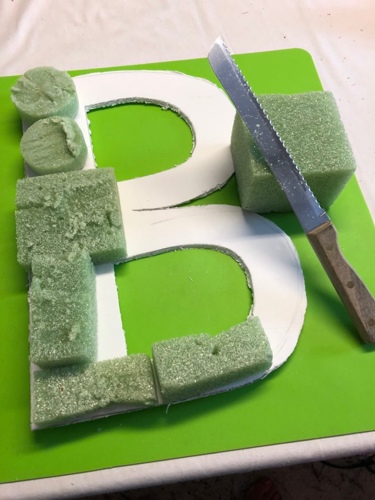 Easy Flower Monogram Letter