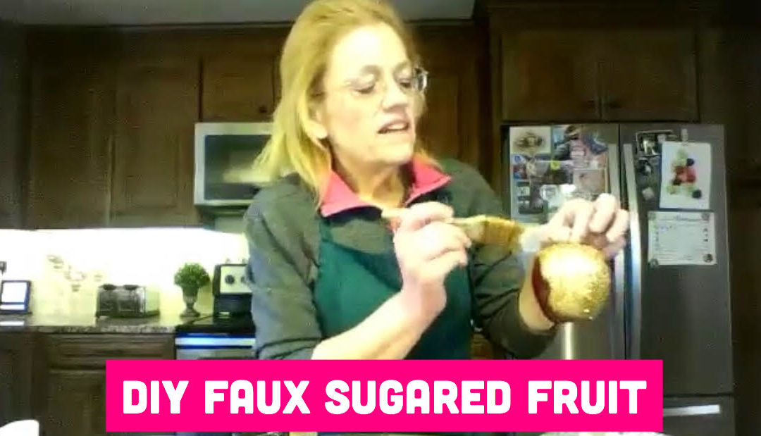 How to Make Faux Sugared Fruit for Wreaths