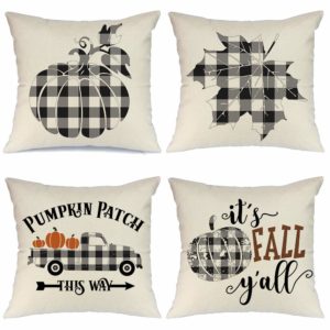 Affordable Fall Decor Finds - Buffalo Plaid Pillows