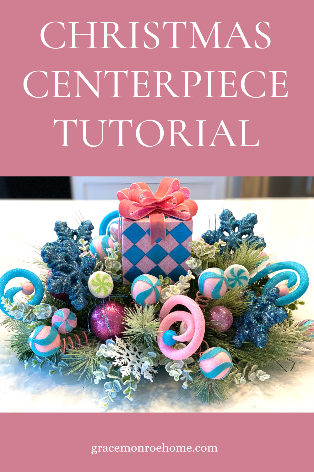 Diy Holiday Centerpiece Tutorial Grace Monroe Home