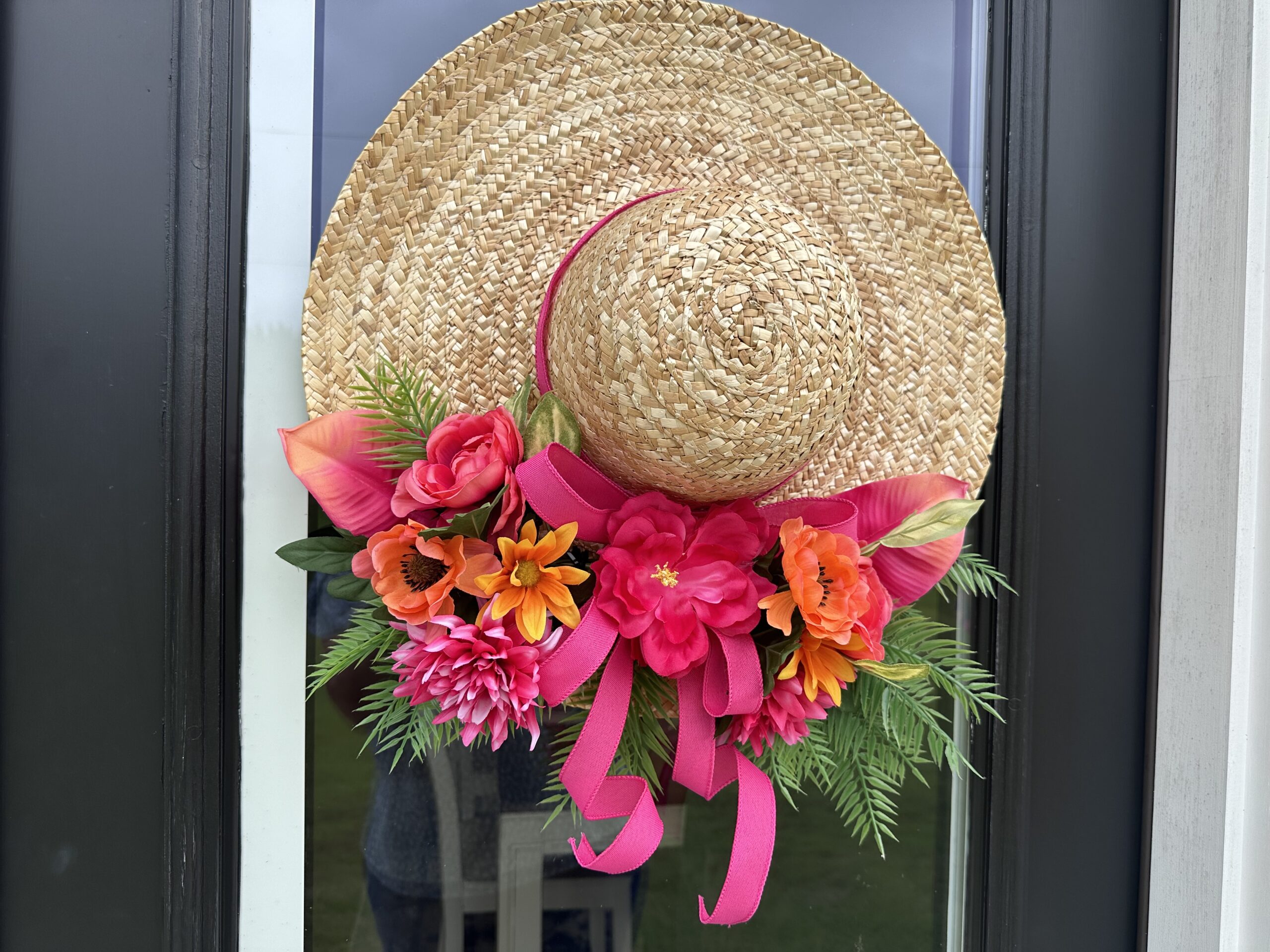 How to Make a Straw Hat Wreath | Grace Monroe Home